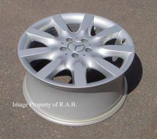 Mercedes S550 18 factory alloy wheel rim (one) 65465  