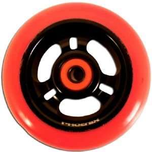  Phoenix 3 Spoke Wheel Red Black 100mm 