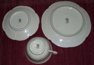 Schumann Bavaria Luncheon set, Porcelain, cup saucer & plate  