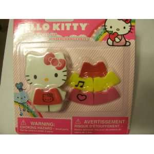 Hello Kitty Dress up Eraser Set ~ 7 Pieces Toys & Games