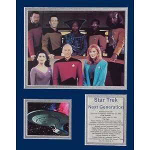  Star Trek Next Generation Picture Plaque Framed: Home 