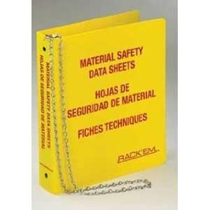   3008 Trilingual MSDS Binder 1.5 in. Ring   Holds 275 300 sheets