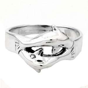   Sterling Silver Ring   12mm Face Heigh   Sizes: 6 10: Jewelry