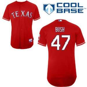  Dave Bush Texas Rangers Authentic Alternate Cool Base 