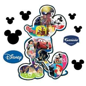  Disney Mickey Movie Magic Montage Wall Graphic Sports 