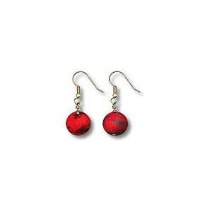  Earrings, Red Mars Marbles, 3 Color Mountains & Ice Caps 