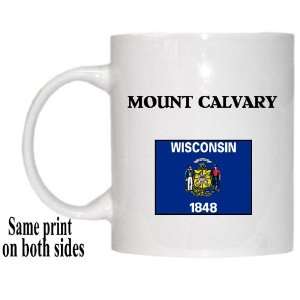 US State Flag   MOUNT CALVARY, Wisconsin (WI) Mug 
