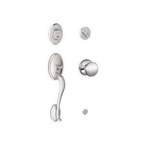  Schlage F60 625 Polished Chrome Wakefield Handle Set with 