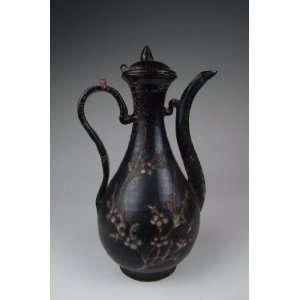  One Jizhou Ware Porcelain Wine Pot, Chinese Antique 