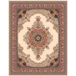 Moren Rugs Emerald Firuze G18 Biege with Rose 66 Square Area Rug 