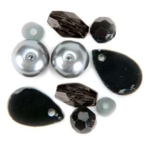  Blue Moon Natural Elegance Glass and Shell Bead Mix 40 