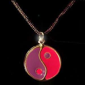  Yin Yang Color Necklace 