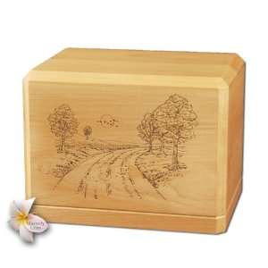  Road Home Classic Maple Wood Cremation Urn: Home & Kitchen