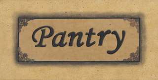 Pantry Sign Lisa Kennedy Framed Picture Print Art  