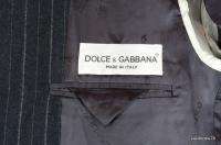 2300 DOLCE & GABBANA Italy Gray/Blue Wool 3 Buttons Flat Front 42R 42 