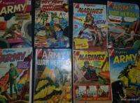 Vintage Fightin Marines Army Sgt Fury War Heroes 1960s Comic Book Lot 