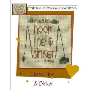  Hook Line and Sinker   Cross Stitch Pattern Arts, Crafts 