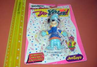 1991 BENDEMS *HUCKELBERRY HOUND* FIGURE NEW ON CARD  