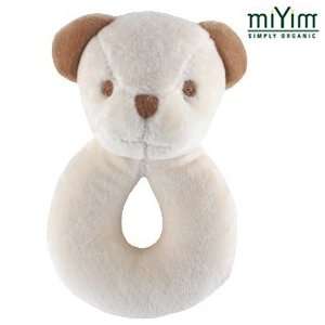  miYim Organic Cotton White Bear Ring Rattle: Toys & Games
