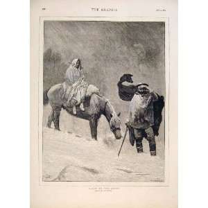 Linton Snow Horse Woman Winter Lost Fine Art 1874: Home 