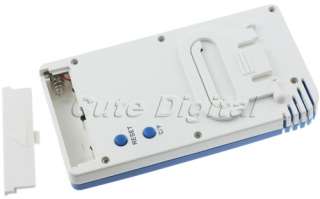 LCD Digital Thermo Humidity Meter Alarm Clock Temp  