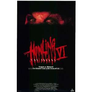  1991 Howling VI The Freaks 27 x 40 inches Style A Movie 