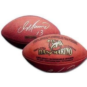    Dan Marino Autographed Retirement Football: Sports & Outdoors