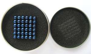 ONE Set of 216+Box Blue Magnetic balls Beads Sphere  