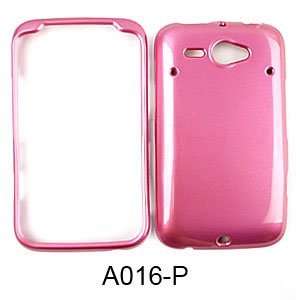   HARD COVER CASE FOR HTC STATUS CHACHA PINK: Cell Phones & Accessories