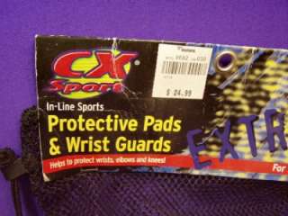 NEW CX SPORTS Protective Pads & Wrist Guards Knee Elbow  