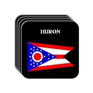  US State Flag   HURON, Ohio (OH) Set of 4 Mini Mousepad 