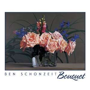  Pomegranate Schonzeit:Bouquet Standard Boxed Note Card Set 