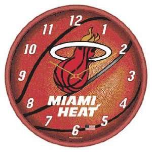  Miami Heat NBA Round Wall Clock by Wincraft Sports 