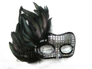 New Mardi Gras Masquerade Party Ball Feather Mask HA160  