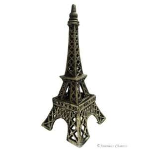  13 Gold Iron French Paris Eiffel Tower Candle Holder 