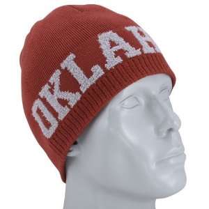  Nike Oklahoma Sooners Crimson Big Logo Knit Beanie Cap 