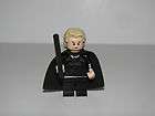 Lego LUCIUS MALFOY MINIFIG w/ black wand, cape Harry Potter minifigure 