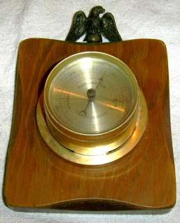 Vintage SPRINGFIELD INSTRUMENT CO Barometer EAGLE TOP  