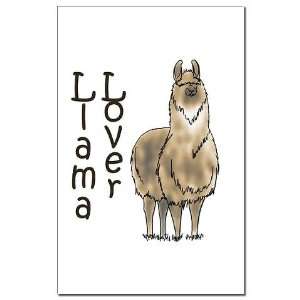  Llama Lover Pets Mini Poster Print by  Patio 