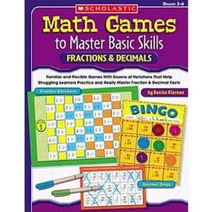  Scholastic SC 0439517729 Math Games To Master Basic Skills 