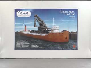 HO SCALE SYLVAN 69610501 GREAT LAKES ORE BOAT PLASTIC MODEL SHIP KIT 