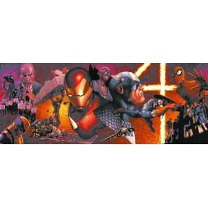  Marvel Civil War Panorama Poster