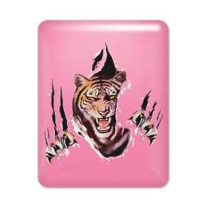  iPad Case Hot Pink Tiger Rip Out 