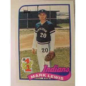  1989 Topps #222 Mark Lewis [Misc.]