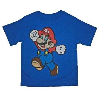  Jumping Super Mario Brothers Nintendo Youth T Shirt Tee 