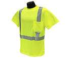 New!! Lime Green Class 2 Hi Viz T Shirts with Maxi Dri Wicking Mesh 