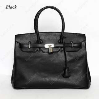Days Sell at lose #3 OL PU Leather Womens easy Tote Key Lock 
