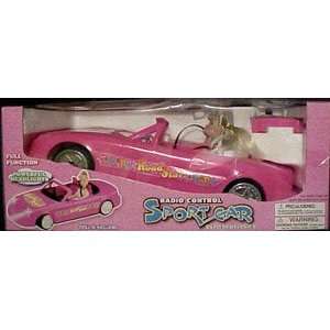    RC Pink Convertible Remote Control CAR W/Doll: Toys & Games