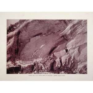  1893 Print Ruins Cliff Dwellings Mancos Canyon Colorado 