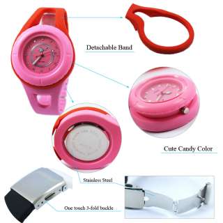   Colors Girls Jelly Quartz Wrist Watch Casual Watch Cute Gift  